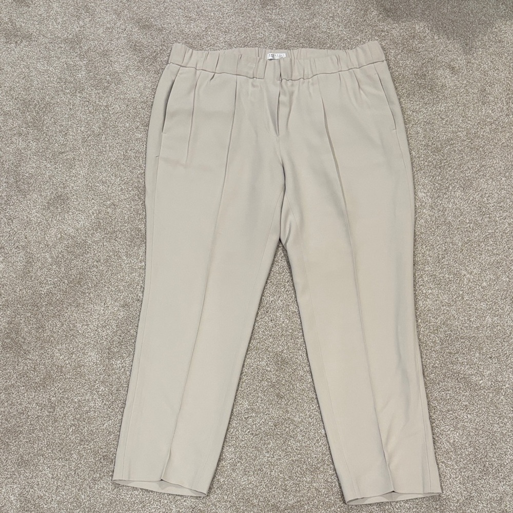 Brunello Cucinelli gorgeous silk blend pants size 12